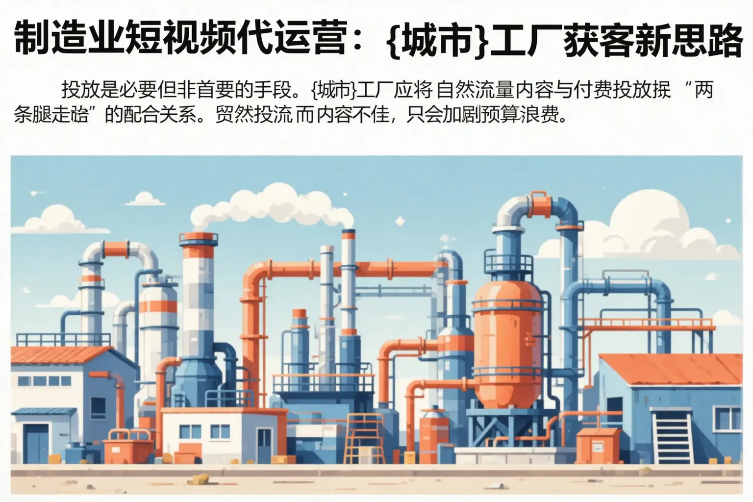 制造业短视频代运营：崇义工厂获客新思路