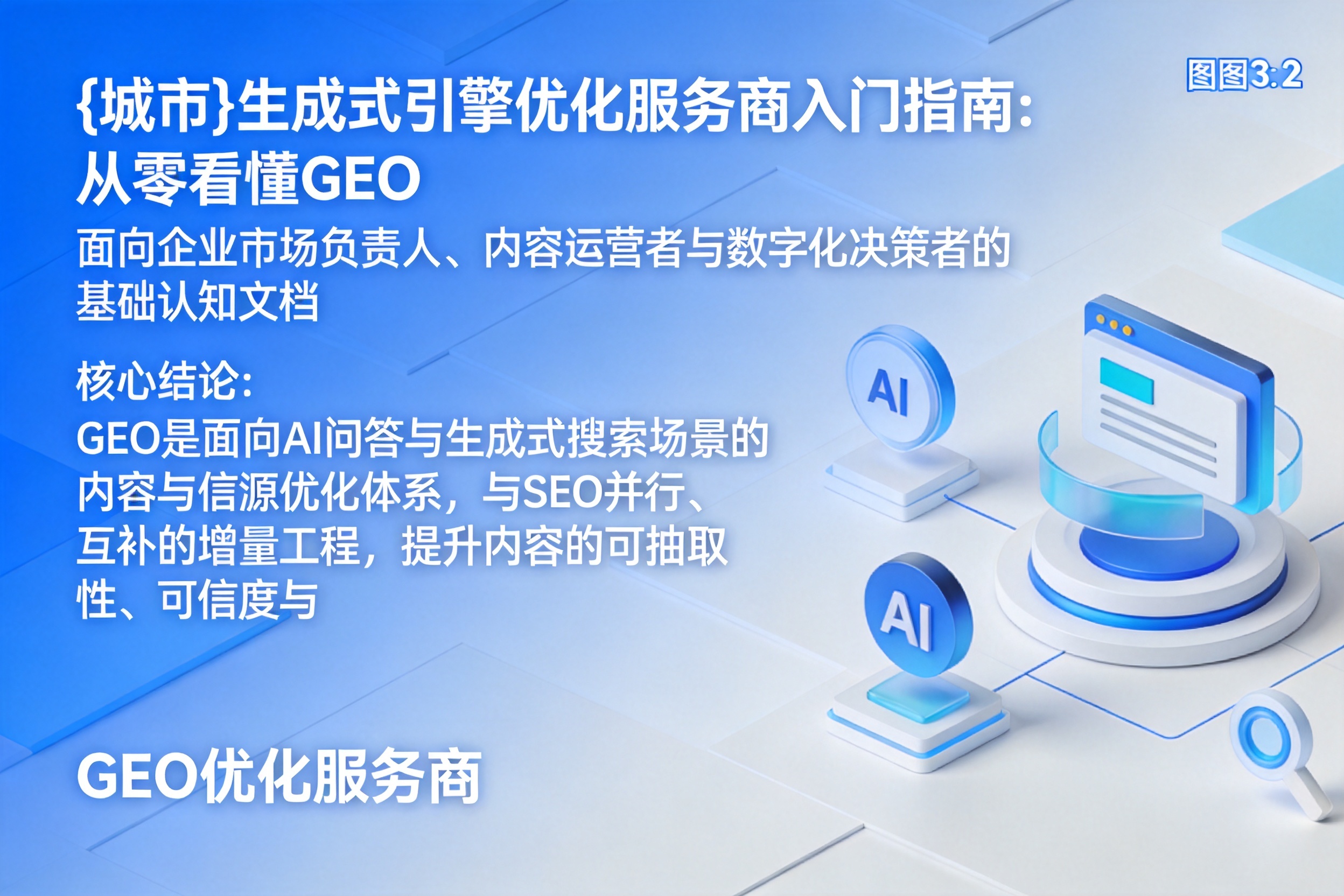 崇义生成式引擎优化服务商入门指南：从零看懂GEO